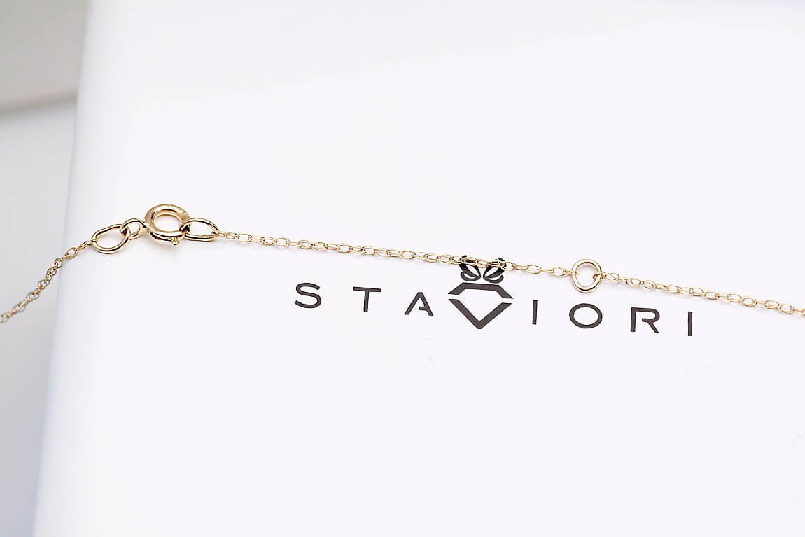 Złoty naszyjnik NZD4760 - Diament